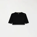 NOORA CROP TOP WOMEN BLACK - Monastery | Tienda Oficial Colombia