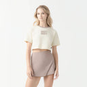 NOORA CROP TOP WOMEN WHITE ASPARAGUS - Monastery | Tienda Oficial Colombia