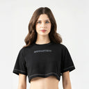 ROISIN CROP TOP WOMEN BLACK - Monastery | Tienda Oficial Colombia