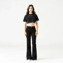 ROISIN CROP TOP WOMEN BLACK - Monastery | Tienda Oficial Colombia