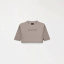 ROISIN CROP TOP WOMEN TAUPE GRAY - Monastery | Tienda Oficial Colombia