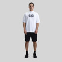 ROUGE T-SHIRT OVERSIZED WHITE - Monastery | Tienda Oficial Colombia