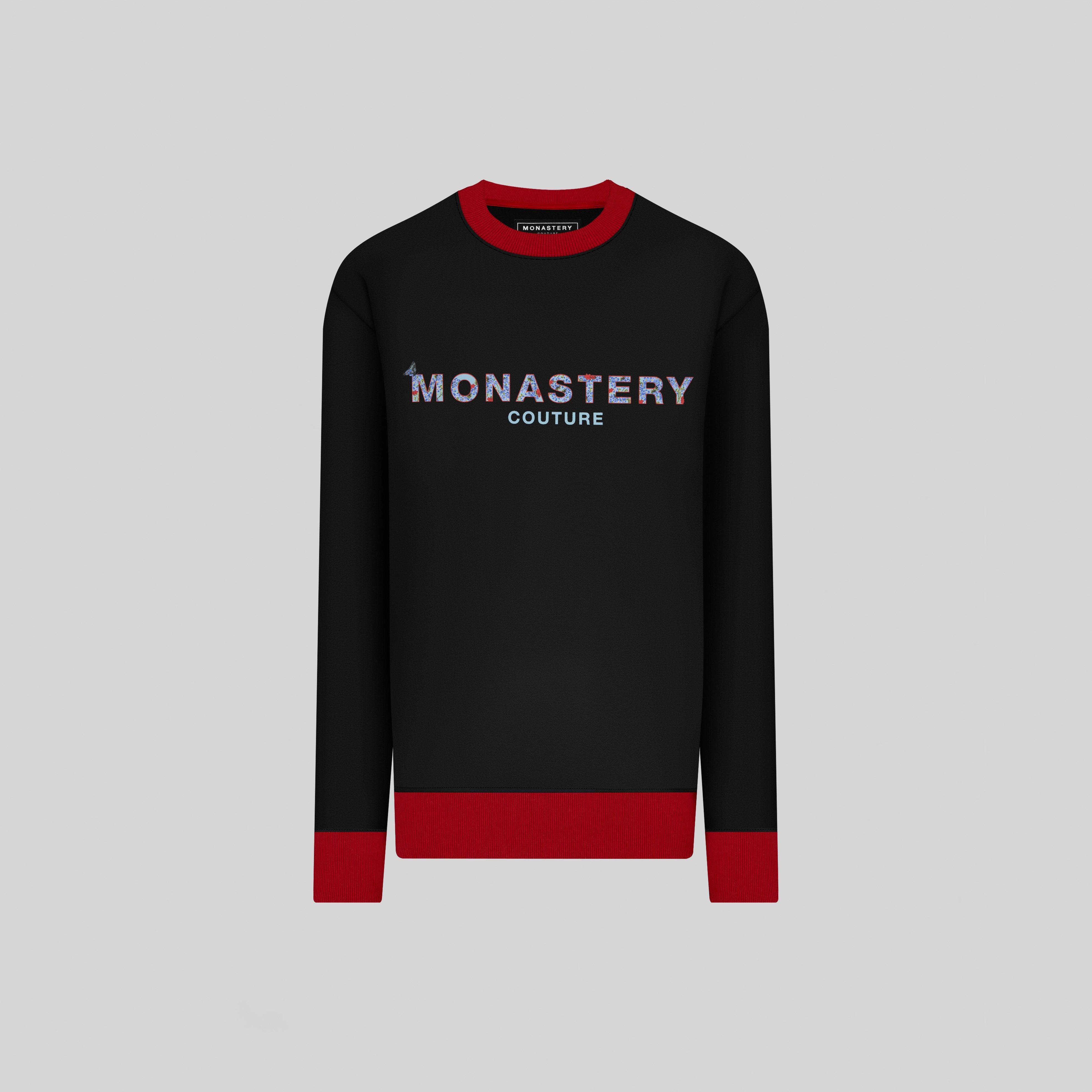ROXANA BLACK SWEATSHIRTS - Monastery