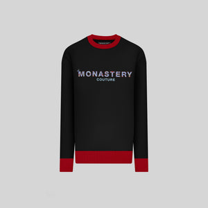 ROXANA BLACK SWEATSHIRTS - Monastery