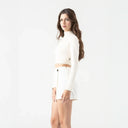 RUMI LONG SLEEVE WOMEN WHITE ASPARAGUS - Monastery | Tienda Oficial Colombia