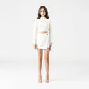 RUMI LONG SLEEVE WOMEN WHITE ASPARAGUS - Monastery | Tienda Oficial Colombia
