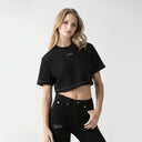 SAVANNA CROP TOP WOMEN BLACK - Monastery | Tienda Oficial Colombia