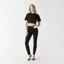 SAVANNA CROP TOP WOMEN BLACK - Monastery | Tienda Oficial Colombia