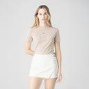 SILJA T - SHIRT WOMEN SIMPLY TAUPE - Monastery | Tienda Oficial Colombia