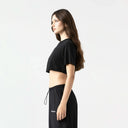 SORA CROP TOP WOMEN BLACK - Monastery | Tienda Oficial Colombia