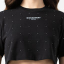 SORA CROP TOP WOMEN BLACK - Monastery | Tienda Oficial Colombia