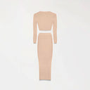 SOSIE KNITTED SET WOMEN WARM TAUPE - Monastery | Tienda Oficial Colombia