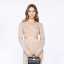 SOSIE KNITTED SET WOMEN WARM TAUPE - Monastery | Tienda Oficial Colombia