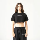 SUMMER CROP TOP WOMEN BLACK - Monastery | Tienda Oficial Colombia