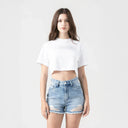 SUNNA CROP TOP WOMEN WHITE - Monastery | Tienda Oficial Colombia
