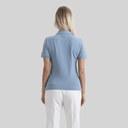 SUZUKA T-SHIRT POLO WOMEN FADED DENIM - Monastery | Tienda Oficial Colombia
