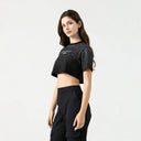 TESSIE CROP TOP WOMEN BLACK - Monastery | Tienda Oficial Colombia