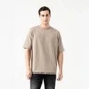 TUCKER T - SHIRT OVERSIZED MEN TAUPE GRAY - Monastery | Tienda Oficial Colombia