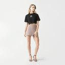 YLAIA CROP TOP WOMEN BLACK - Monastery | Tienda Oficial Colombia