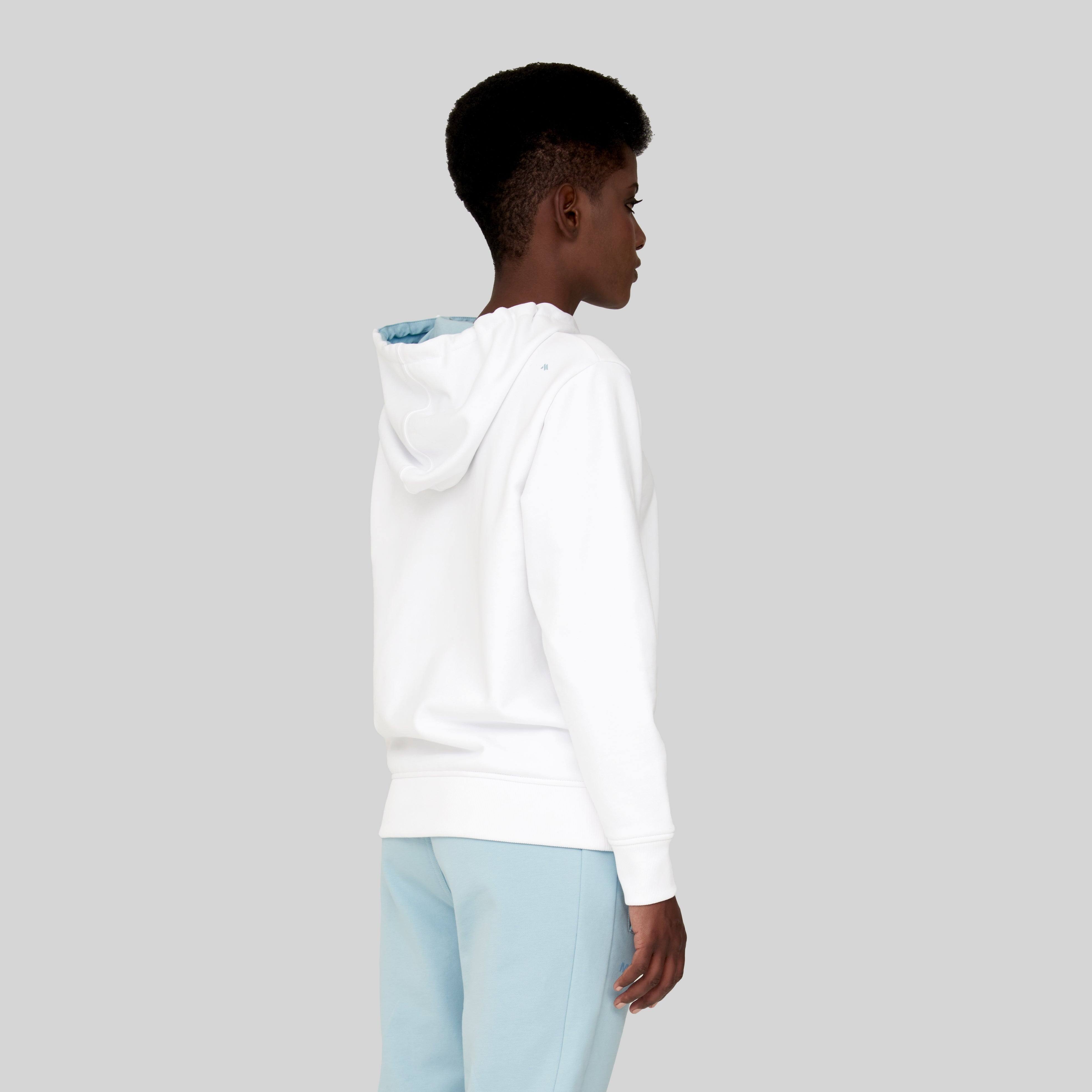 ANFISA WHITE HOODIE - Monastery