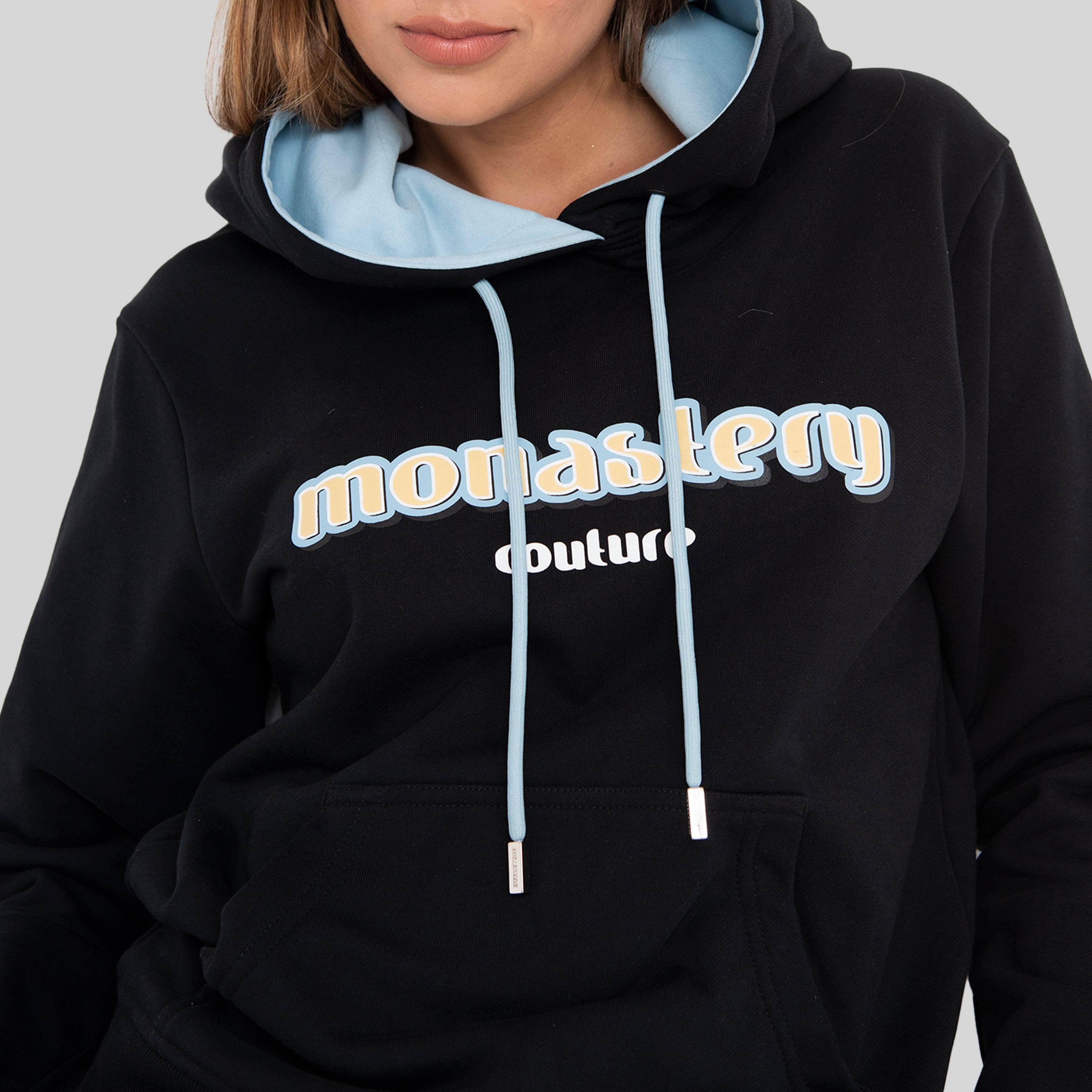 AQUARIUS BLACK HOODIE - Monastery