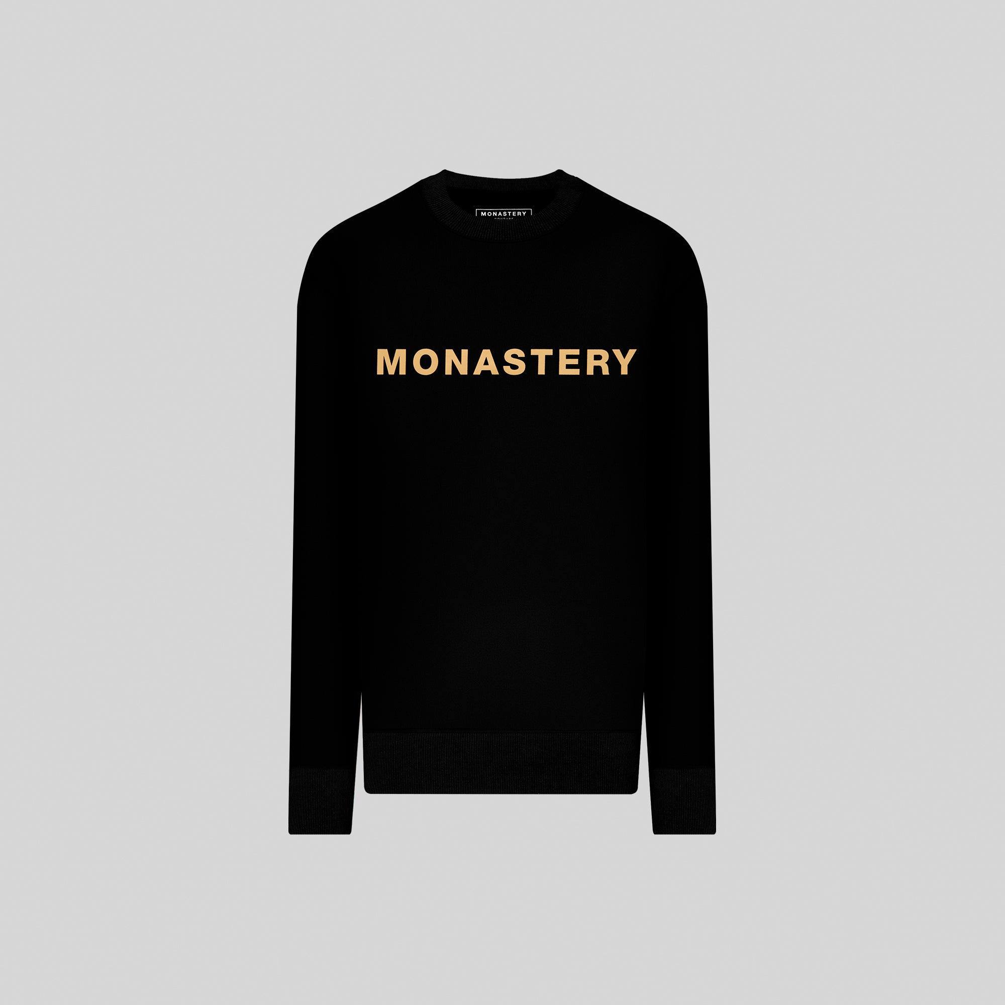 ASINE BLACK SWEATSHIRTS - Monastery