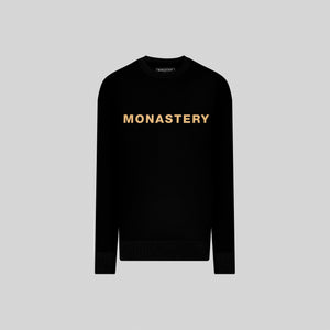 ASINE BLACK SWEATSHIRTS - Monastery