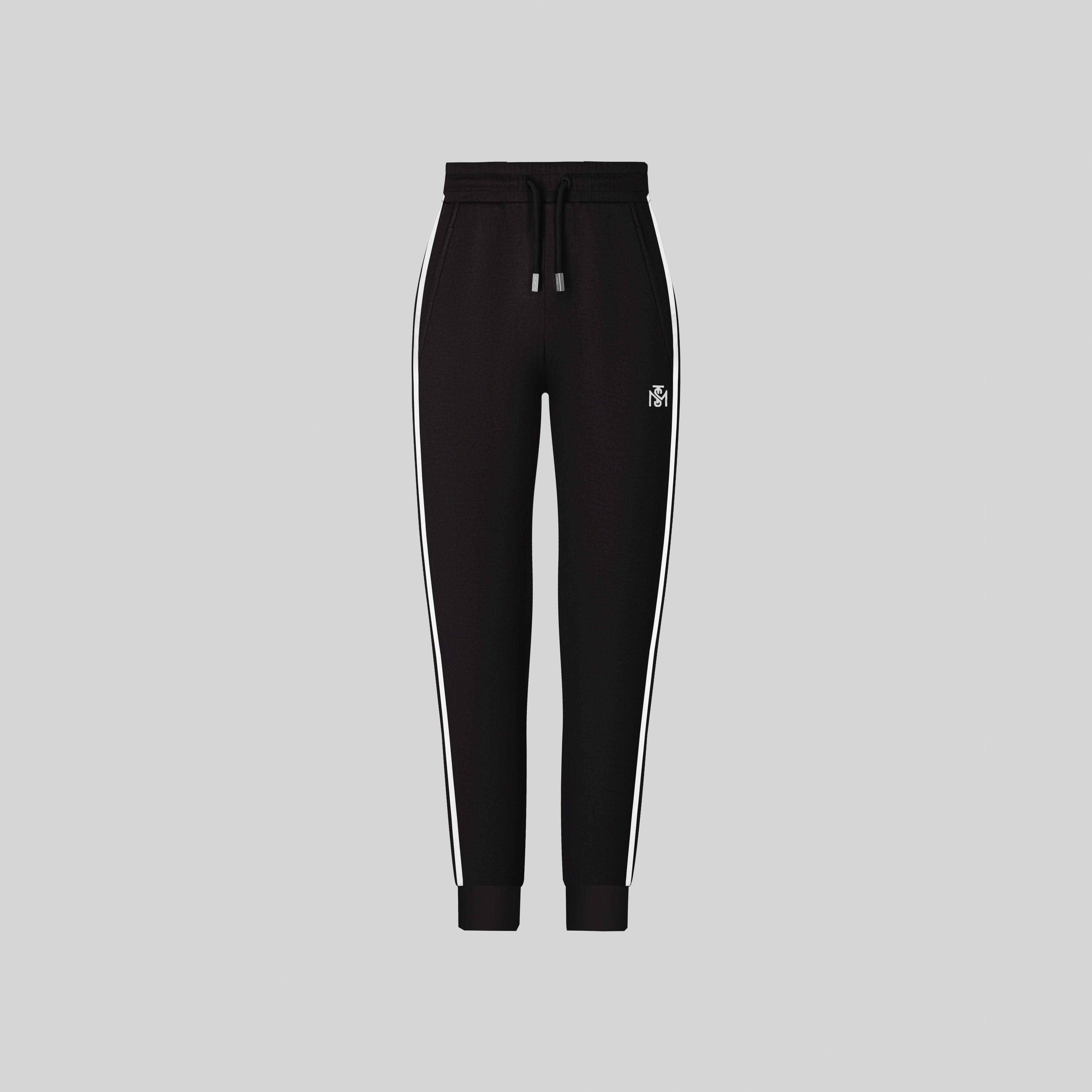 BERENICES BLACK SPORT TROUSERS - Monastery