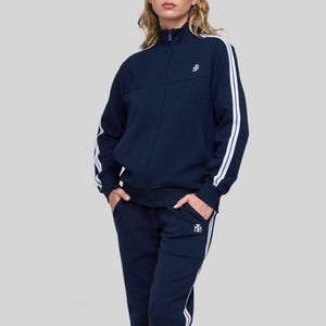 BERENICES NAVY SPORT TROUSERS - Monastery