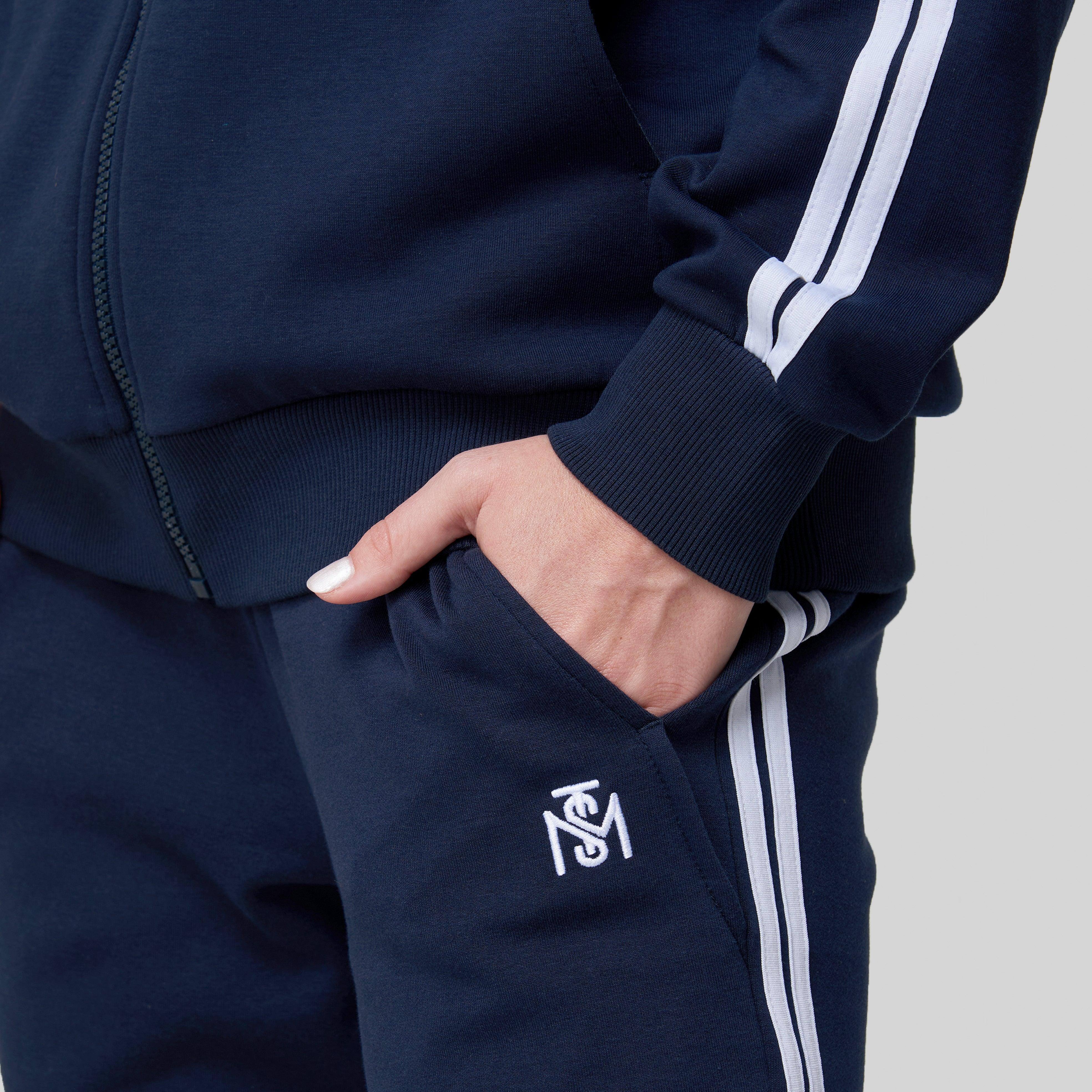 BERENICES NAVY SPORT TROUSERS - Monastery