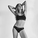 SOFIA BLACK SPORT BRA - Monastery