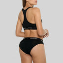 SOFIA BLACK SPORT BRA - Monastery