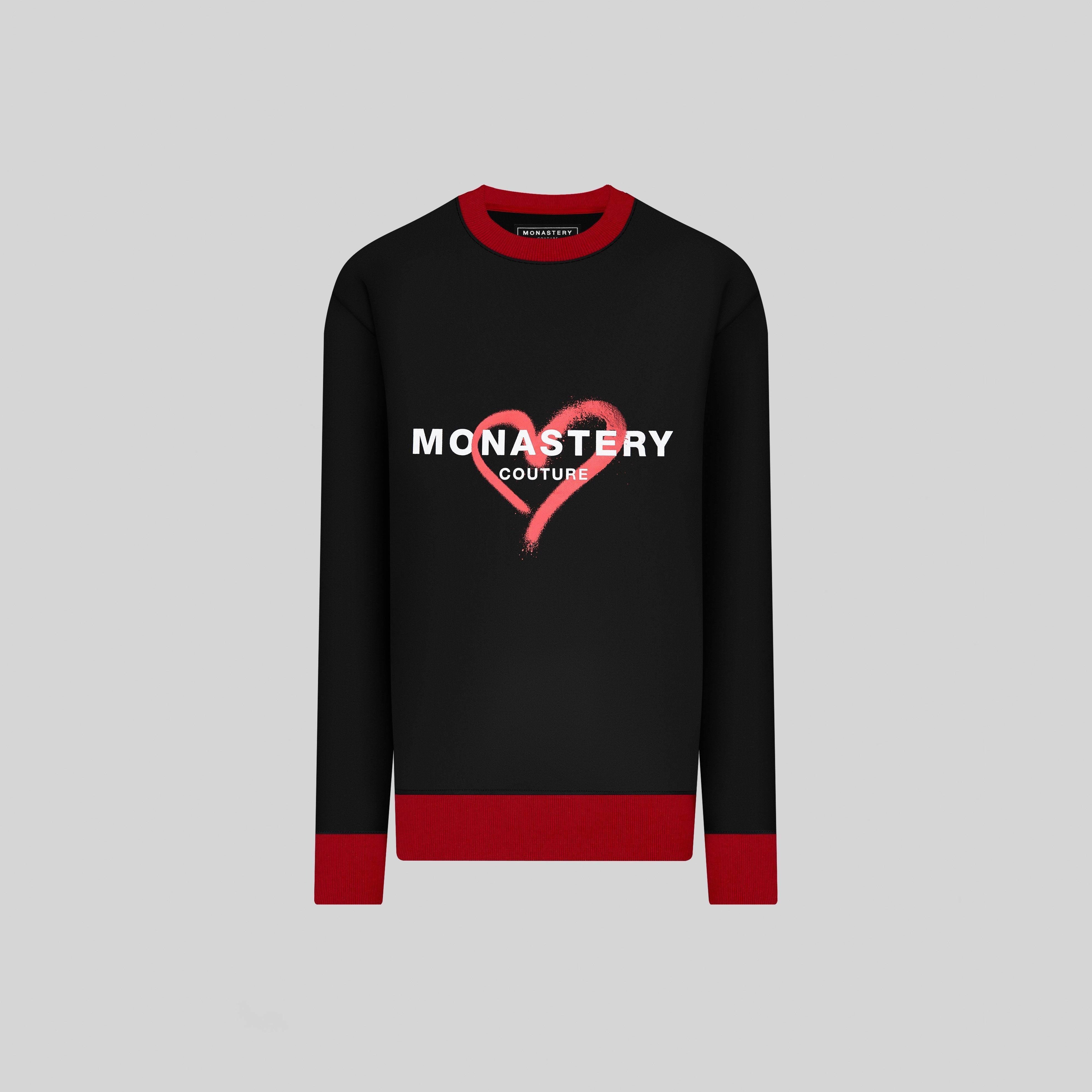 XENA BLACK SWEATSHIRTS - Monastery