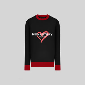 XENA BLACK SWEATSHIRTS - Monastery