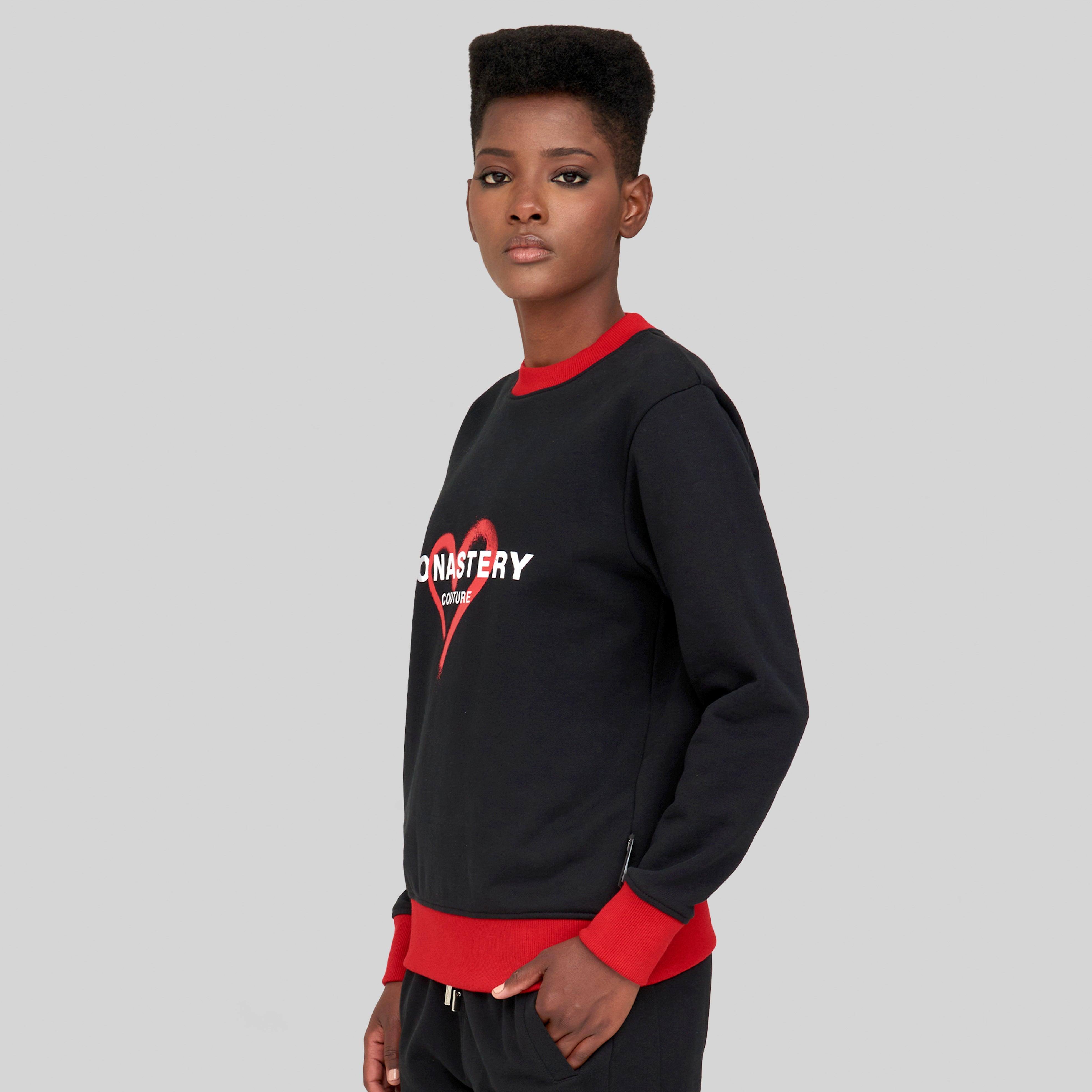 XENA BLACK SWEATSHIRTS - Monastery