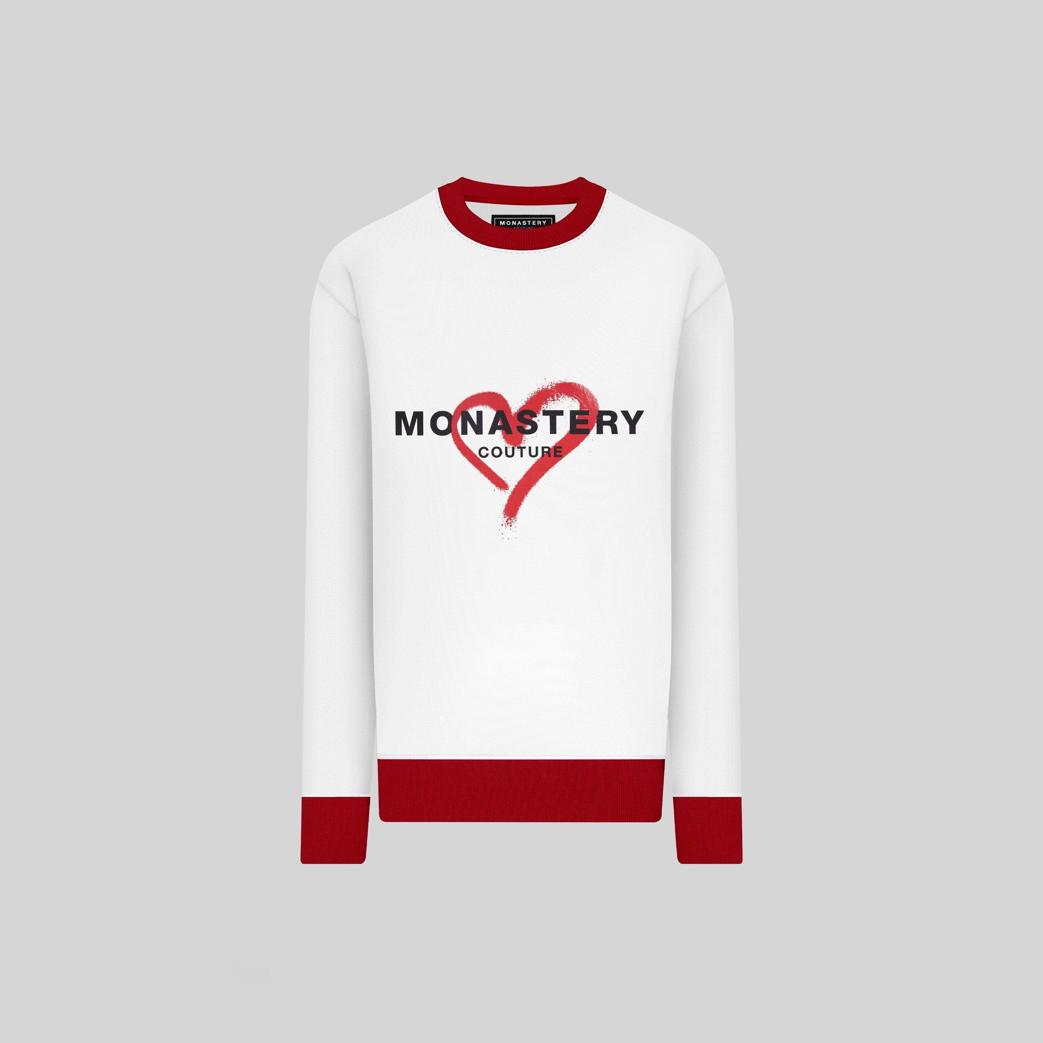 XENA WHITE SWEATSHIRTS - Monastery
